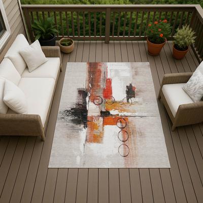 Addison Rugs Machine Washable Indoor/ Outdoor Modern Griffin Chantille Rug