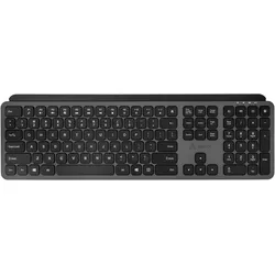 Sbox WK-26 US (US, Kabellos), Tastatur, Schwarz, Grau