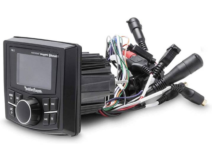 Rockford Fosgate PMX-3 Digitaler Medienempfänger Autoradio (RDS, AUX-Eingang, USB, Marin/Wasserdicht, AM/FM Radio, Animiertes Display, AUX Eingang)