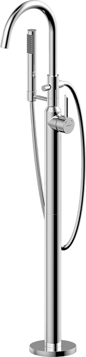 Bravat Palma Freistehende Wannenfüllarmatur 3554222 mit Handbrause, chrom
