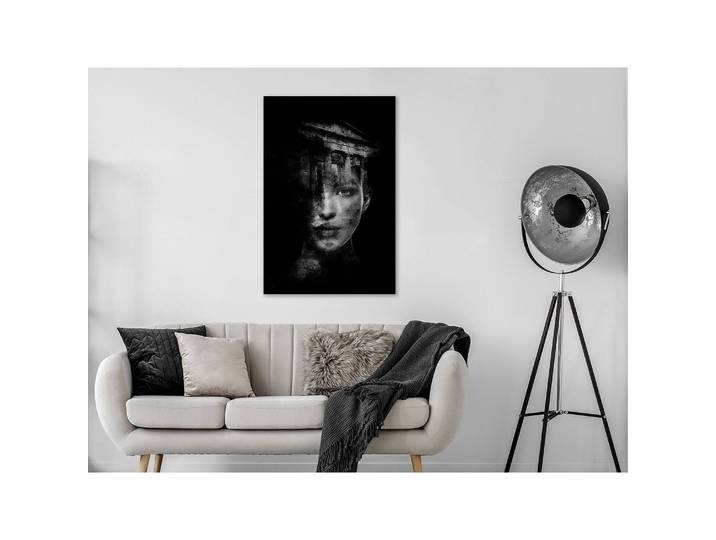 Tableau déco Feminine Architecture Lin Noir 40 x 60cm