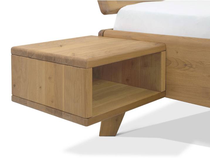 CALIDO Nachtkommode, Material Massivholz, Eiche geölt