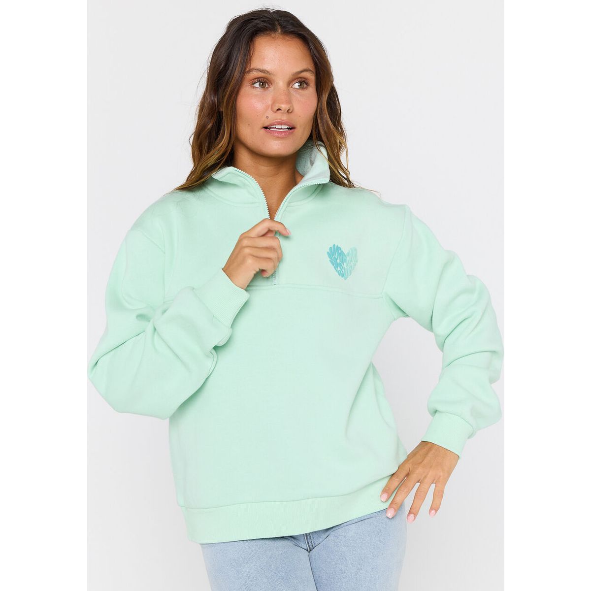 RipCurl Half Zip Fleece light aqua (8089) XL 0B4WFL_8089_XL