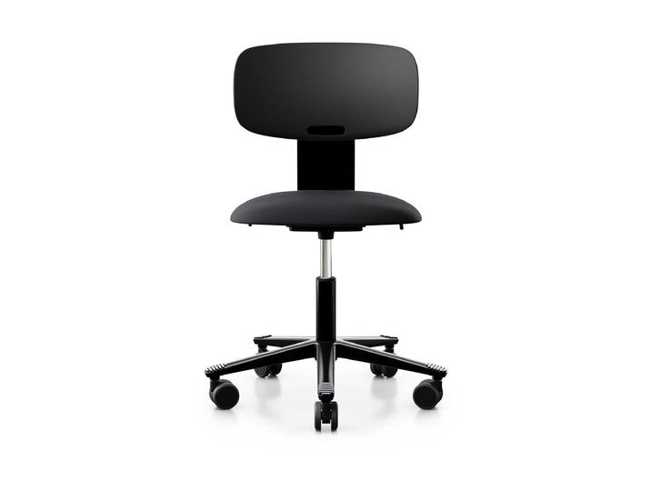 Schreibtischstuhl HÅG Tion 2140 Schwarz , schwarz, H:79,3cm, Aluminium, Stühle, Schreibtischstuhl