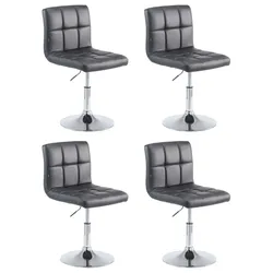 CLP 4er Set Lounger Palma V2   Farbe: schwarz