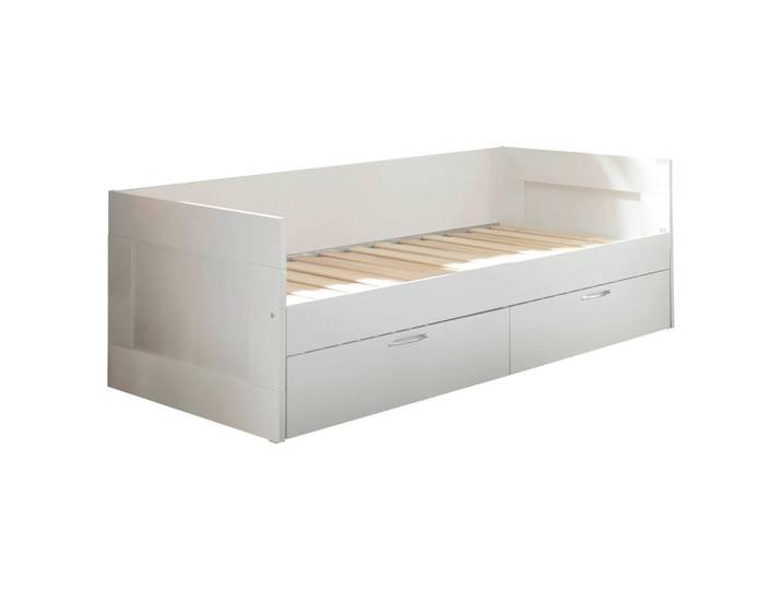 Boxxx Ausziehbett, Weiß, Kunststoff, Buche, Hartholz, 90x200 cm, mit Schubkästen,nicht verstellbar, Kinderzimmer & Jugendzimmer, Kindermöbel, Kinderbetten, Ausziehbetten