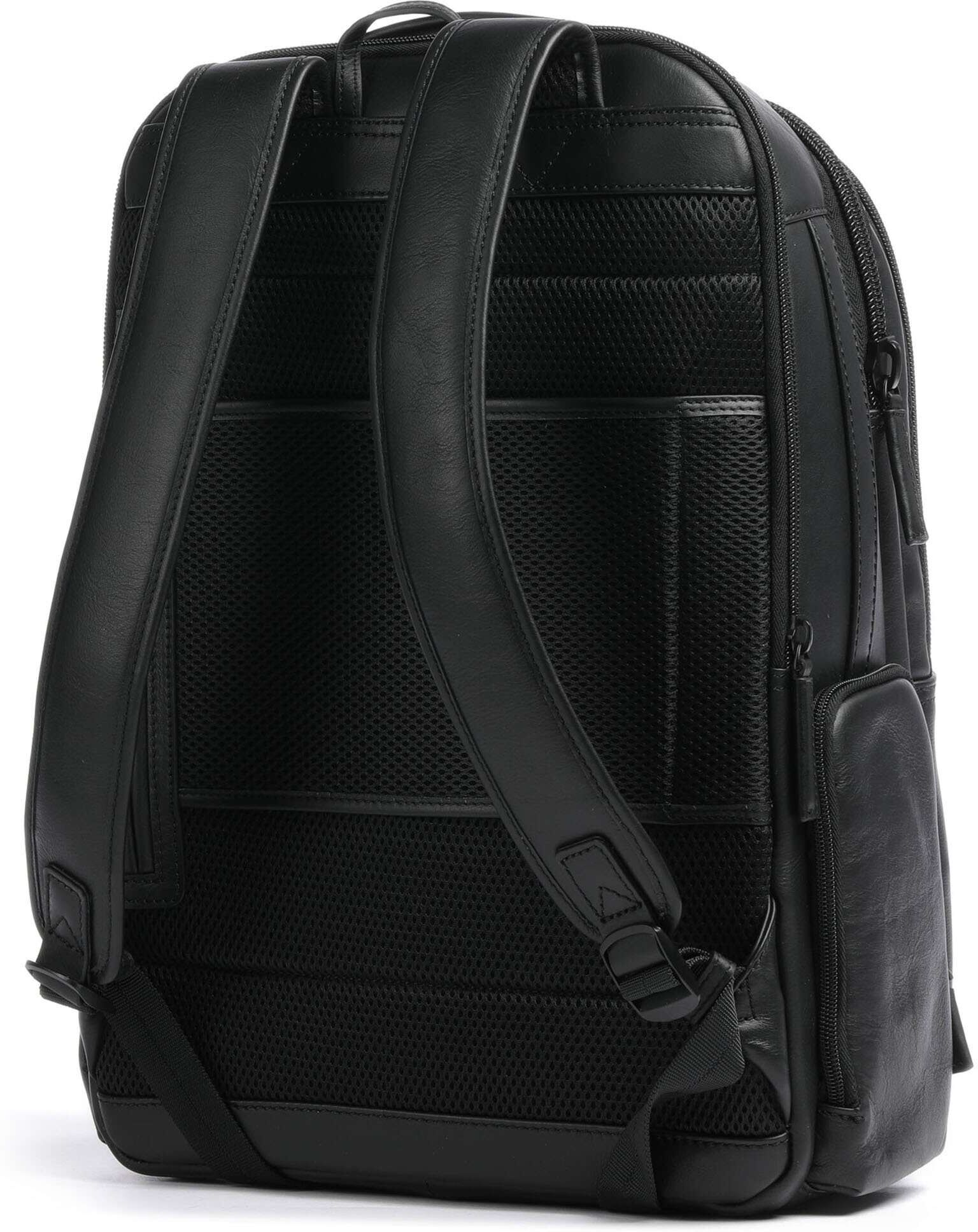 Castelijn & Beerens Nappa X Rucksack aus Leder, schwarz