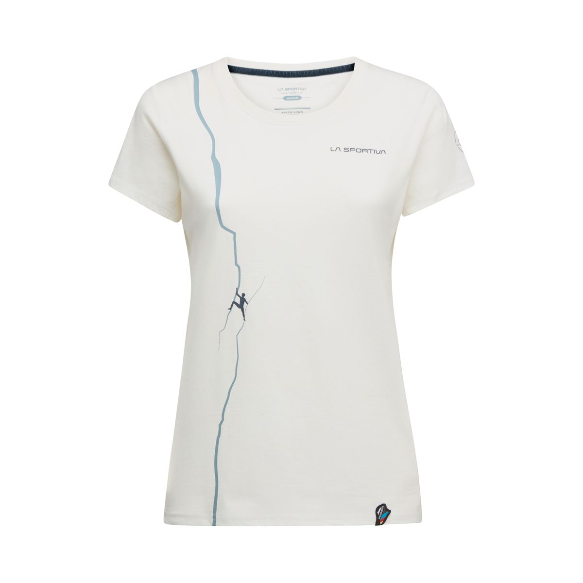 La Sportiva Route T-shirt Women chalk/limestone (W04B53) M ZACT162W04B53M