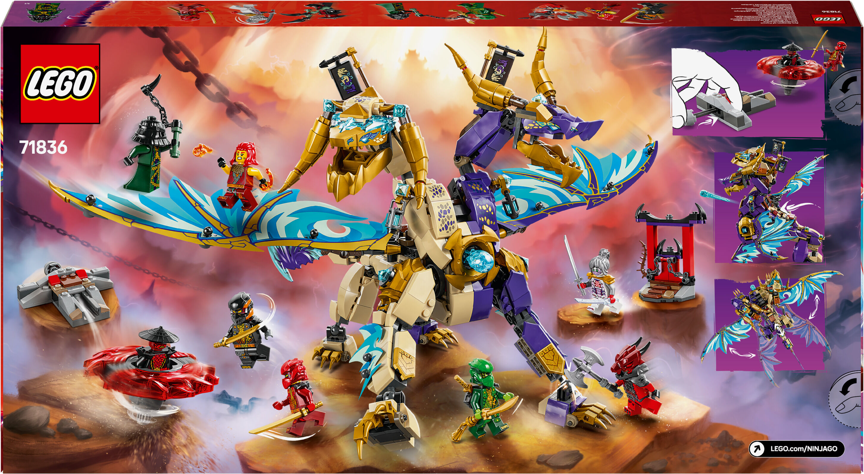 Lego NINJAGO 71836 Arc Dragon of Focus V29