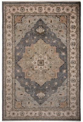 Alora Decor Lush Medallion Hand Knotted Wool Area Rug