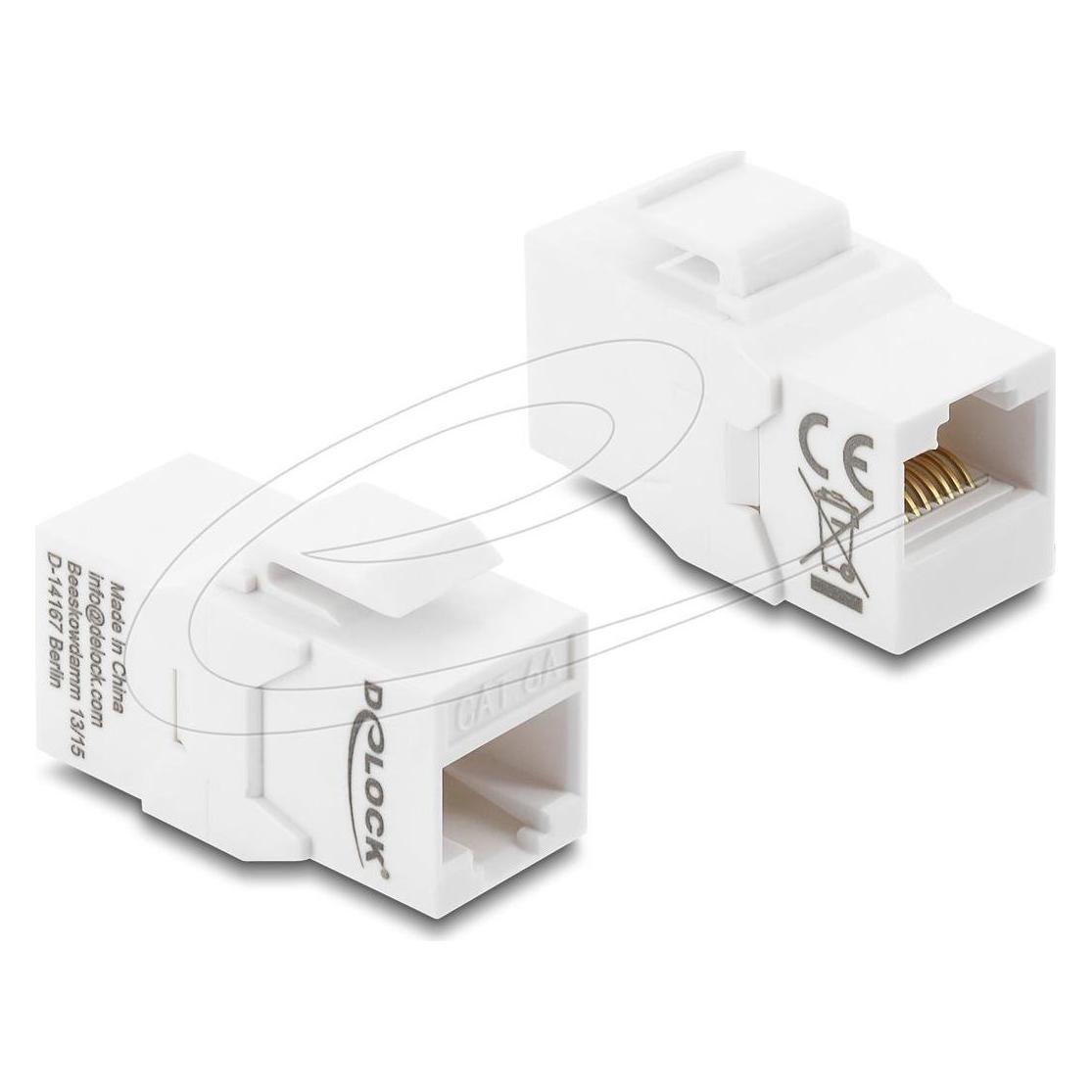 Delock Keystone Modul Kupplung RJ45 Buchse zu RJ45 Buchse Ca (Keystone Modul) (90991)