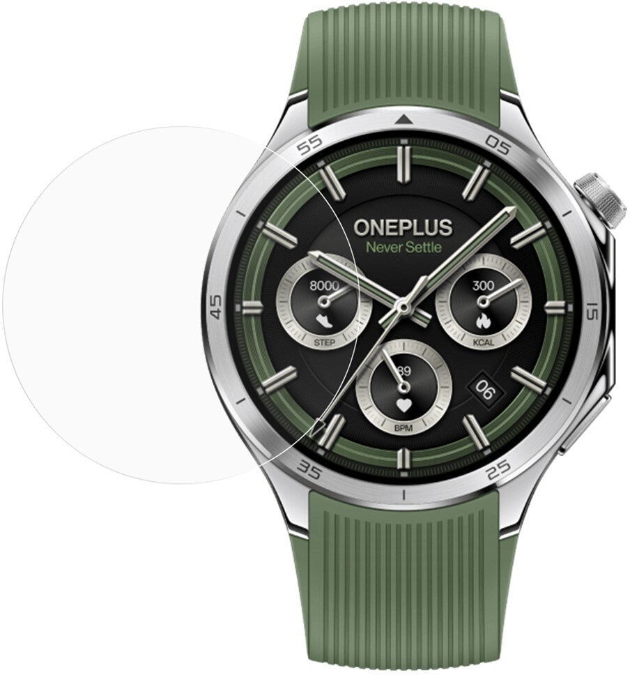 INCOVER OnePlus Watch 3 - Hærdet Beskyttelsesglas - Gennemsigtig