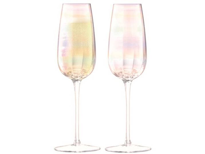 LSA International Sektgläser-Set Pearl Perlmutt Glas H 23.2 cm 0.25 l