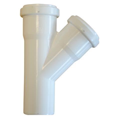 Magnaplast Tee 45 ° for internal sewage HTEA 32mm white (422103) (SOL-559600)