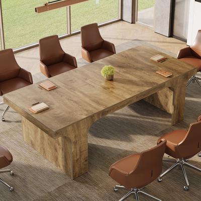 OEM Large Executive Conference Table, Office Meeting Table, Boardroom Computer Writing Desk Workstation Accent Table