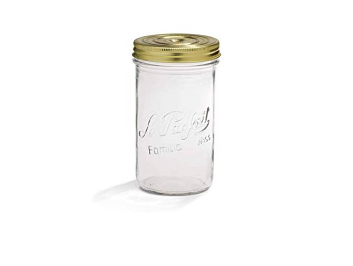 Le Parfait - Set met 6 terrines Familia Wiss – 1 l – 100 mm