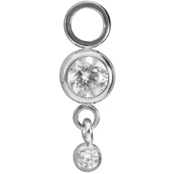 Titan Anhänger für Clicker 2 RUNDE KRISTALLE
