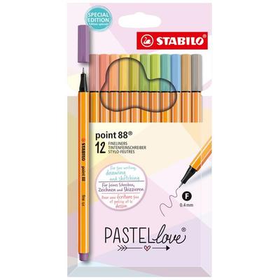 STABILO Fineliner point 88 Pastellove