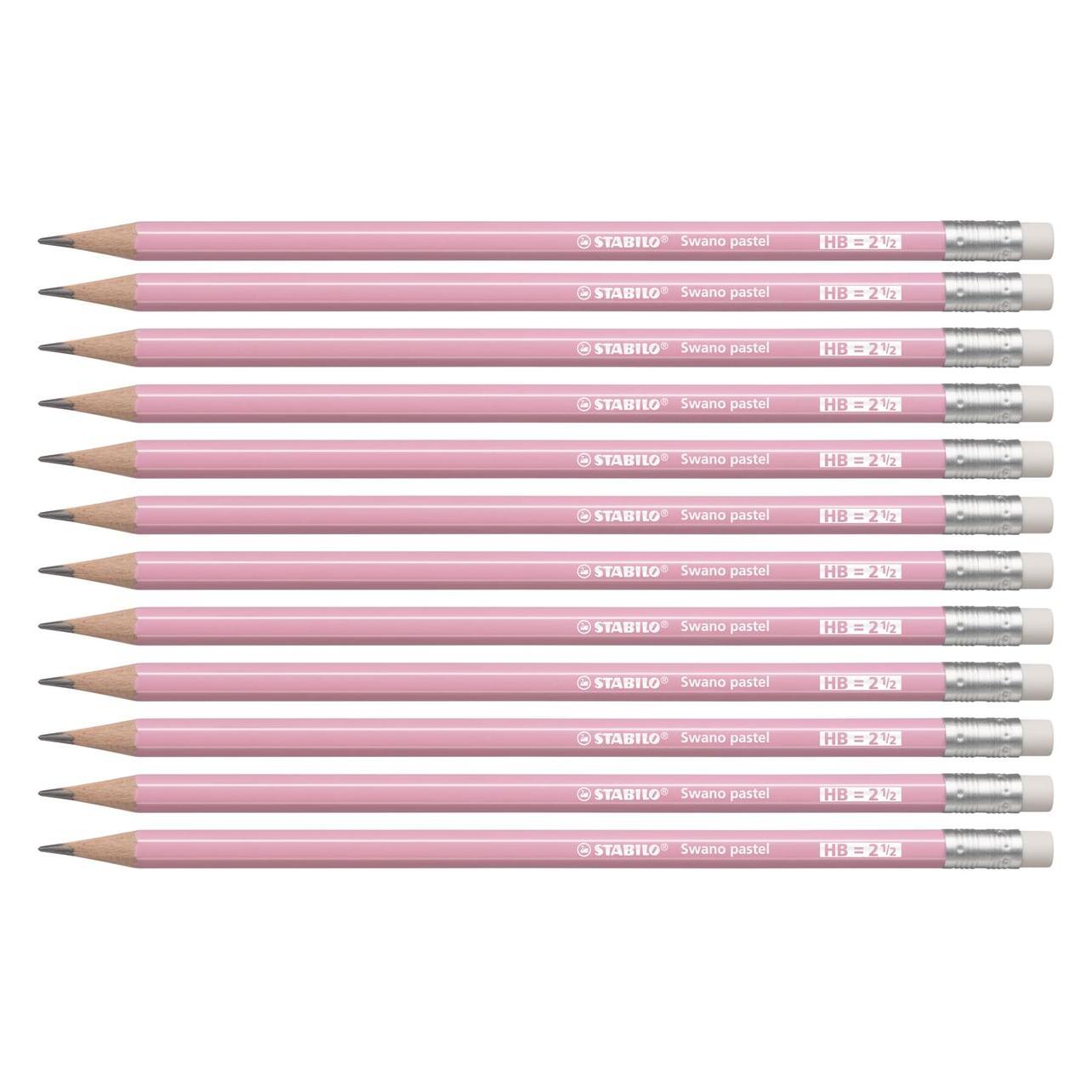 Stabilo Pack 12 Swano Pastell Rose (HB, 12x) (4908/05-HB)