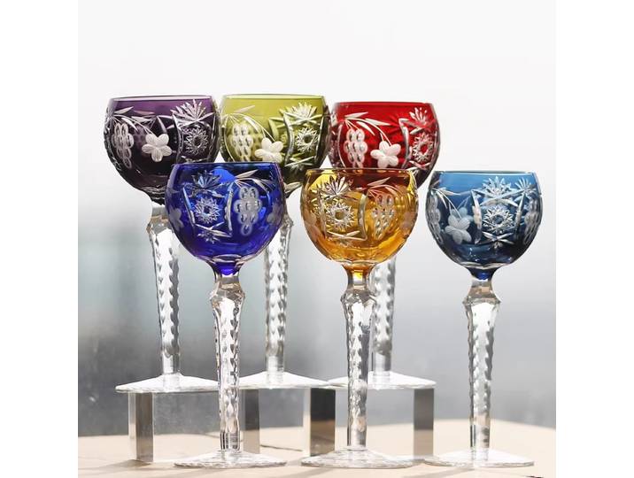 Verres à whisky en cristal sculpté faits à la main au Japon, verres à vin étrangers pour la maison, verres à eau, collection cadeau, 240 ml
