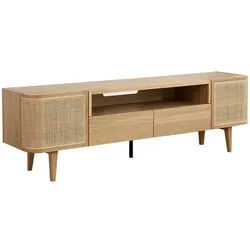 DAHEIM TV-Lowboard Kokoon Holz Braun Eiche