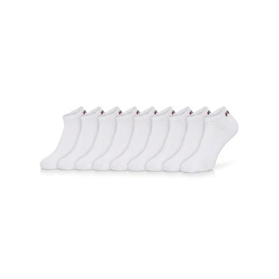 Sneakersocken FILA "UNISEX INVISIBLE PLAIN SOCKS", Herren, Gr. 35-38, Sockengröße, weiß, Baumwollmischung, unifarben, normal, Socken Sneakersocken, mit Logo-Schriftzug