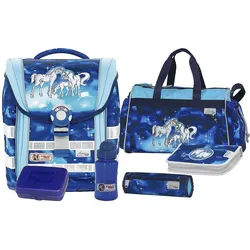 McNeill Ergo Light Compact Jubiläums-Edition Schulranzenset Heaven 6-teilig