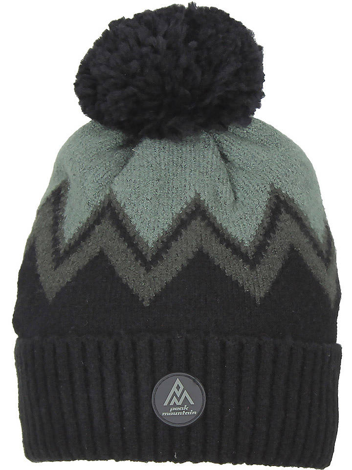 Peak Mountain Mütze "Mission" in Khaki/ Schwarz - onesize