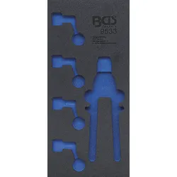 BGS Werkstattwageneinlage 1/3 | leer | für Art. 9533