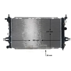 Kühler Motorkühlung MAHLE CR 2105 000S für Opel Zafira Family B