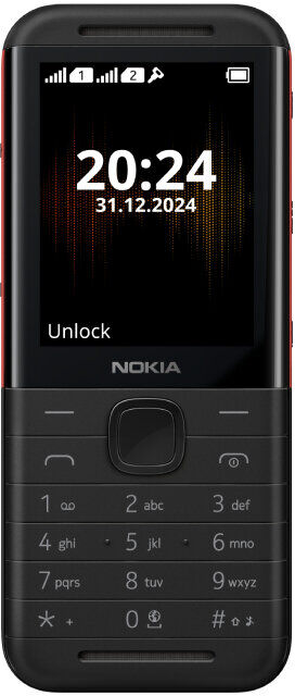 TELEMÓVEL NOKIA 5310 PRETO/VERMELHO