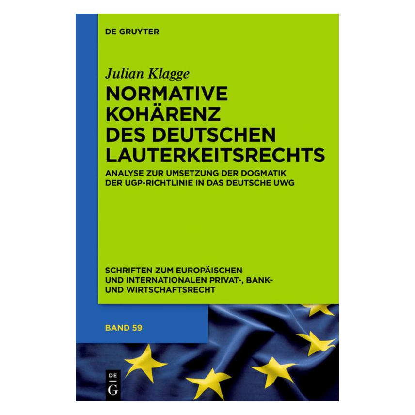 De Gruyter Klagge:Normative Kohärenz des deutschen (Deutsch, Hardcover, Julian Klagge) (67764445)