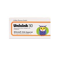 UNIZINK 50 magensaftresistente Tabletten 20 St