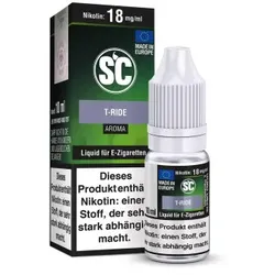 T-Ride 10ml Liquid by SC 6mg / 10ml