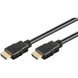 EFB ICOC-HDMI-4-010NE High Speed HDMI Kabel mit Ethernet, schwarz, 1m ICOCHDMI4010NE