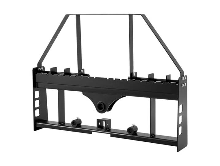 VEVOR Cadre de Fourche à Palette pour Chargeuse Compacte\, 1150 mm\, Capacité 1814 kg\, avec Récepteur d'Attelage 50\,8 mm\, Manchons de Lance\, Compatible avec Tracteurs à Montage Rapide\, Cadre Uniquement