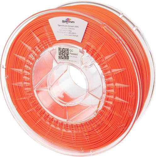 Spectrum Filaments 80091smart ABS Filament ABS schlagfest 1.75mm 1000g lion orange, Orange 1St.