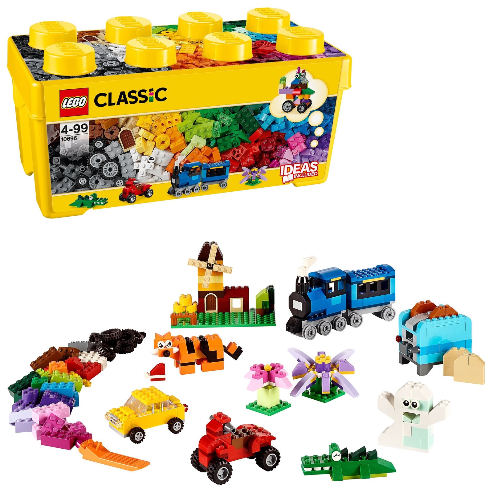 LEGO 10696 Classic Middelgrote bouwstenenbox met opbergbox