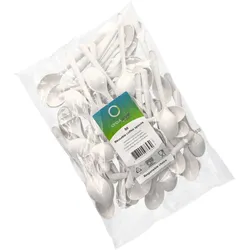 PAPSTAR Mehrweg-Kaffeelöffel weiß Polypropylen (PP)