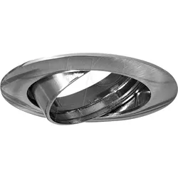BLULAXA 48455 - Einbaurahmen, LED GU10 Edelstahl rund schwenkbar