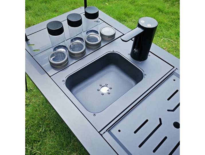 Distributeur d'eau de table IGT, pompe à eau électrique pliable et rechargeable, équipement de camping portable, accessoires de voyage pour l'extérieur