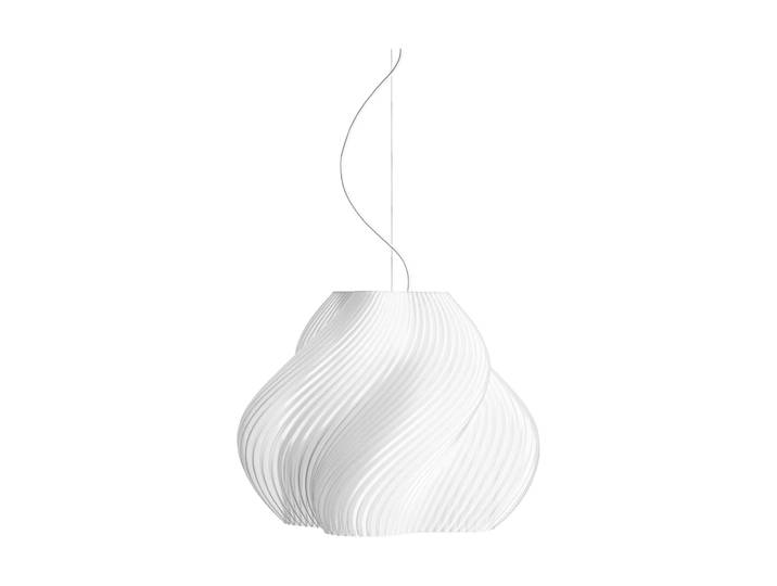 Crème Atelier Soft Serve Pendelleuchte White-brass, Mega, 60 cm