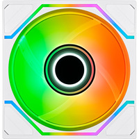 SWAFAN 120 EX INFINITY ARGB Sync PC Cooling Fan, Gehäuselüfter weiß, 1er-Pack, 120 mm, 124 mm