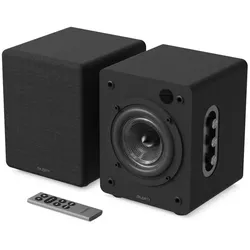 Majority D50X Aktiv Regal-Lautsprecher Black (1 Paar, 60 W), HiFi + Heimkino Lautsprecher, Schwarz