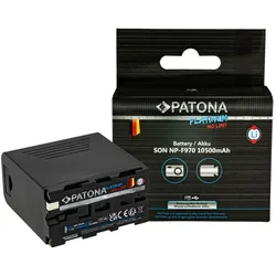 Patona Platinum USB-C Sony NP-F970 (Kamera Akku), Kamera Stromversorgung, Schwarz
