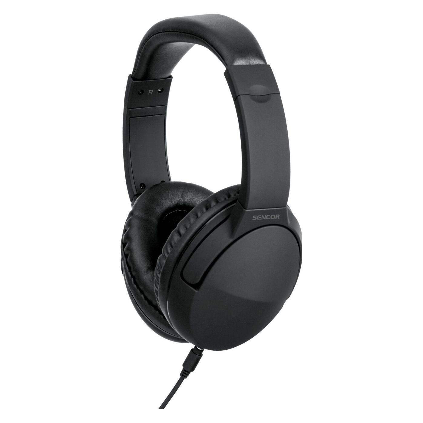 Sencor SEP 636BK Kabelgebundene Stereo-Kopfhörer abnehmbares 100-dB-Kabel (Kabelgebunden) (8590669281282)