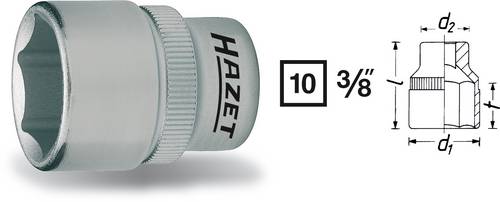 Hazet 880-7 Außen-Sechskant Steckschlüsseleinsatz 7 mm 3/8 (10 mm)