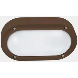 LEDS C4 Wandleuchte IP66 BASIC E27 15W braun LEDS-05-9886-J6-M1
