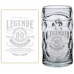 Luxentu ISAR Bierkrug 0,5 l mit Eichung - Legende seit 80 Jahren
