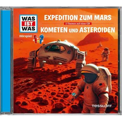 WAS IST WAS Hörspiel-CD: Expedition zum Mars/ Kometen und Asteroiden - Manfred Baur, CD, 9783788643362
